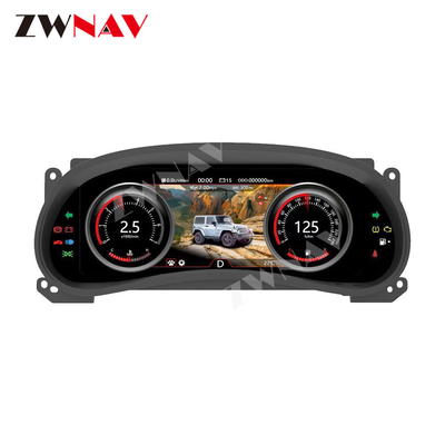 12.3 &quot; LCD Digital Instrument Cluster Display Jeep Wrangler Car Dashboard GPS Navigation