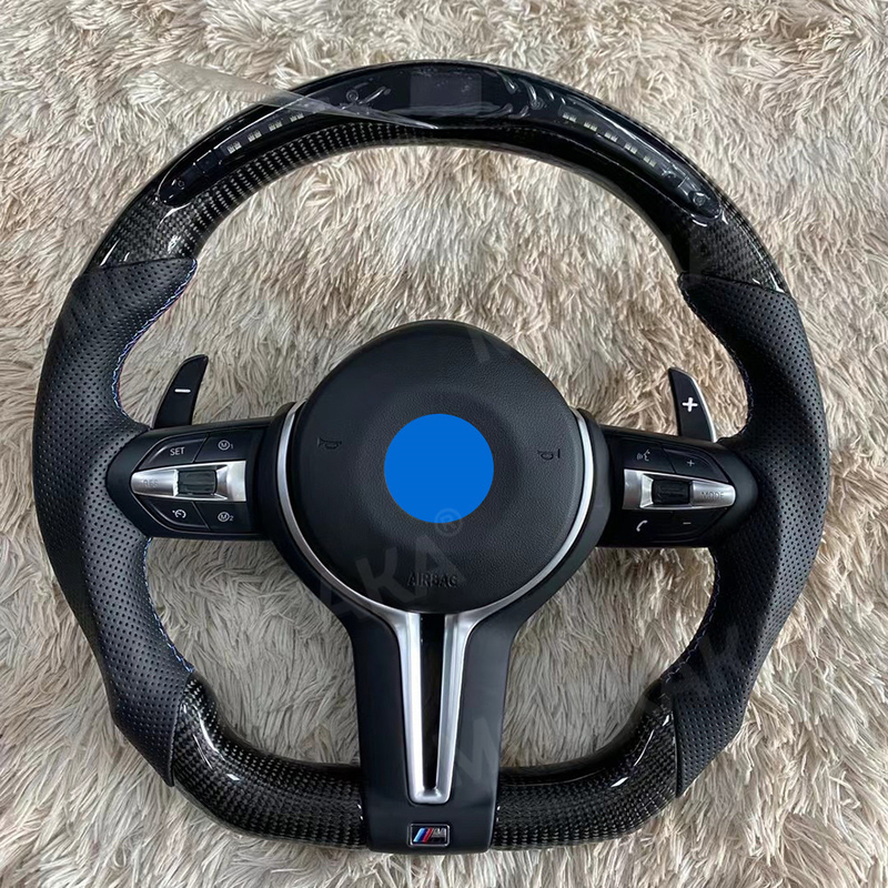 Car Carbon Fiber Steering Wheel For BMW Retrofit Control Shift Paddle