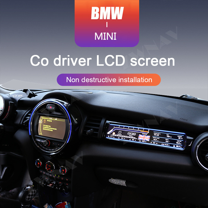 Copilot Entertainment Screen BMW Mini F55 F56 F57 Track Racing Instrument