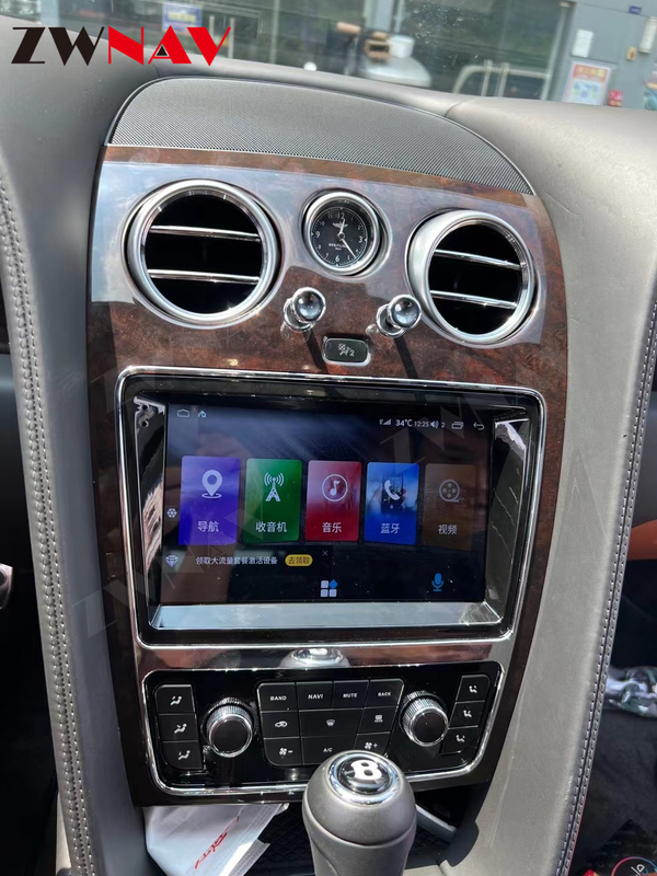 Android 11 Auto GPS Navigation Head Unit Carplay Tesla 128GB For Bentley