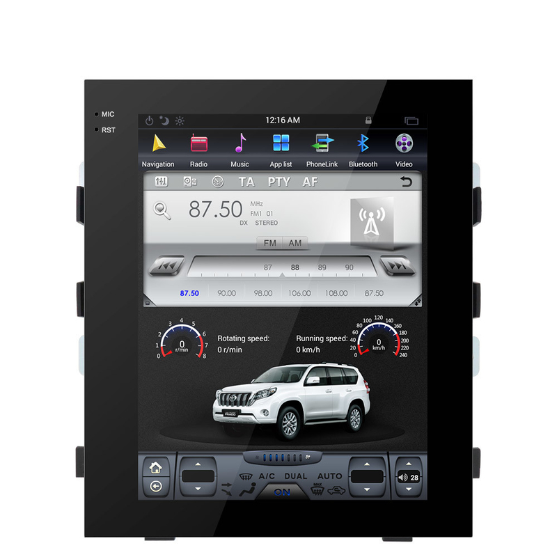 Porsche Macan Car Stereo DVD Player 1 Din Android Head Unit 128GB DC 12V