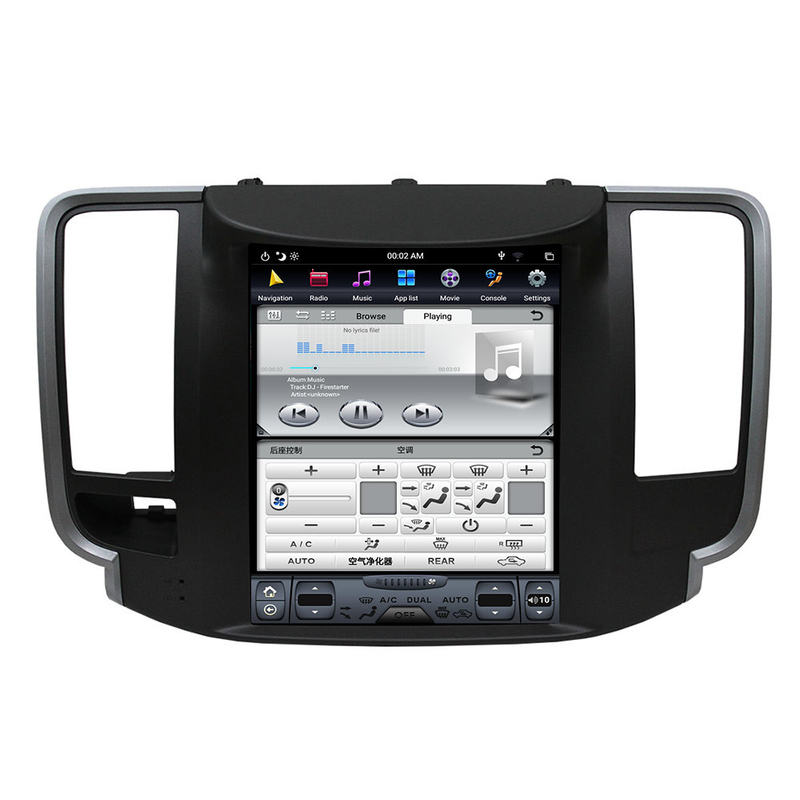CE Android 9 PX6 Touch Screen Head Unit For Car NISSAN Teana 2008