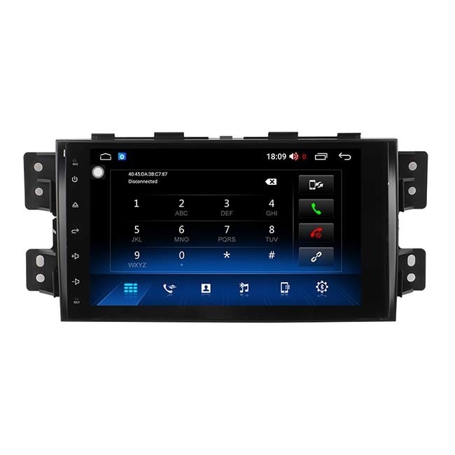 NXP6686 Borrego KIA Android Carplay Single Din Navigation Head Unit