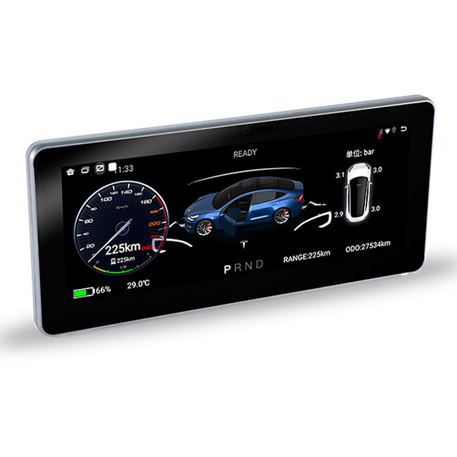 Android 9.0 Dashboard Instrument Cluster 10.25 Inch For Tesla Model 3