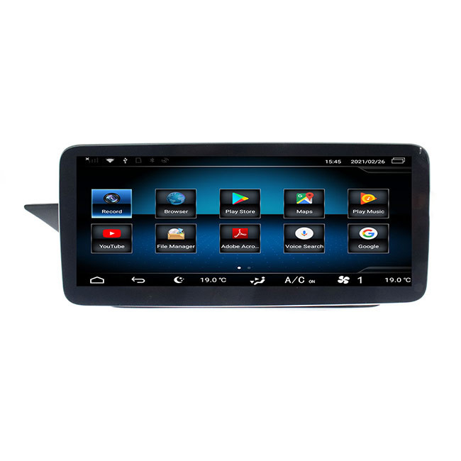 Bluetooth 5.0 Mercedes Android Head Unit 12.3 Inch 64GB Car Radio Dvd Player