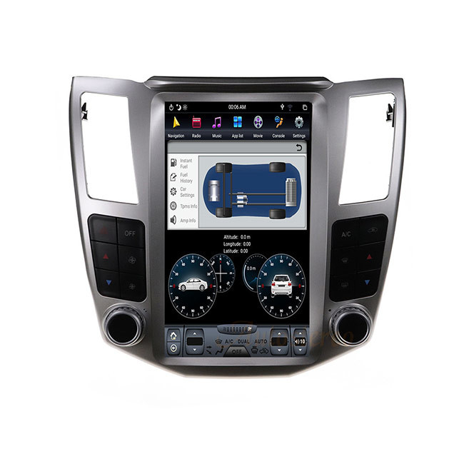 Tesla Style lexus android head unit 3D Maps GPS car radio stereo 11.8 inch