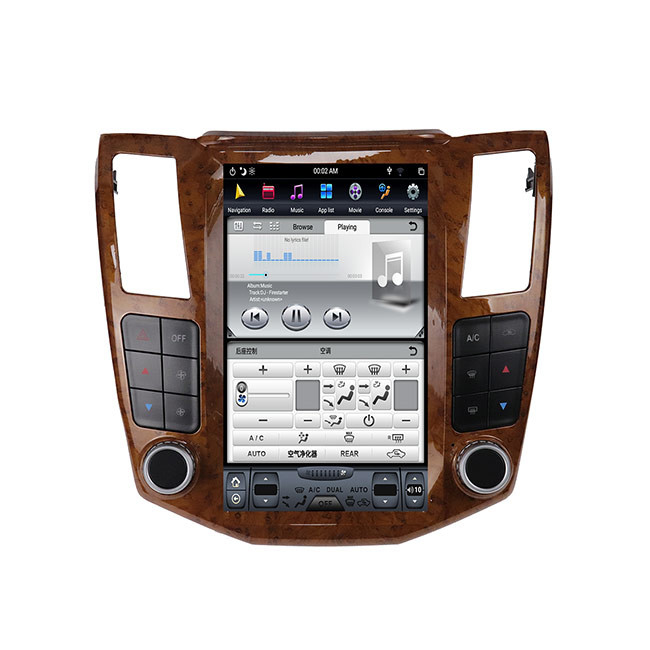 Android 9 Single Din Car Stereo Sat Nav Head Unit 12.1 Inch OEM ODM