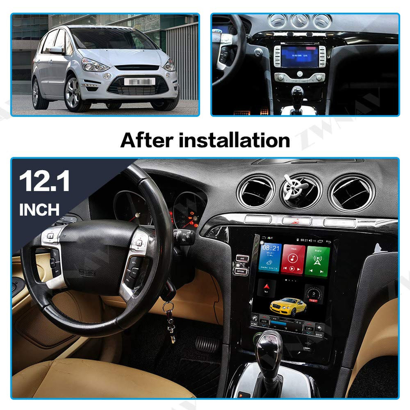 Car Stereo Head Unit For Ford S-Max Galaxy 2007-2015 Radio Navigation Android 11 carplay