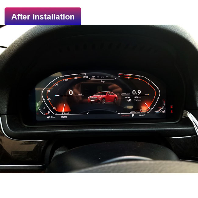 Digital Cluster Virtual Cockpit For BMW 5 Series F10 F11 5GT F07 2009-2016 Dashboard Instrument Meter
