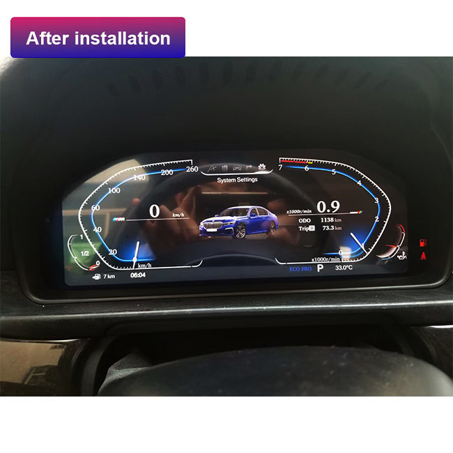 Linux BMW Digital Dashboard Display For BMW Car LCD Instrument Cluster Unit